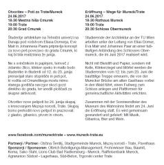OTVORITEV – POTI ZA TRATE MURECK 1